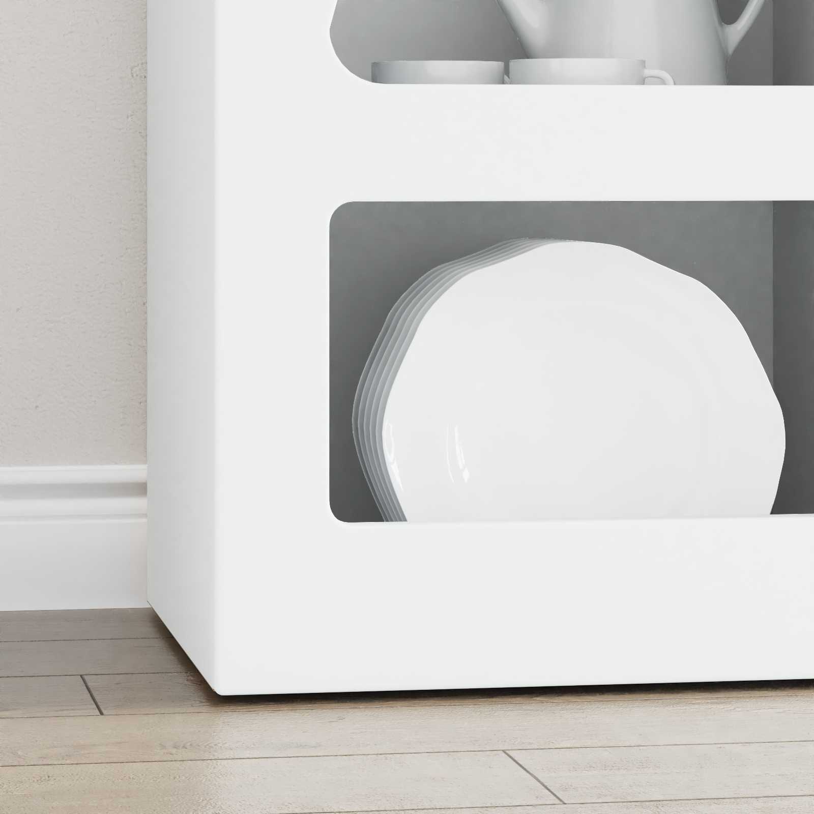 vidaXL Bufet Biały 40 x 35 x 100,5 cm Materiał drewnopochodny