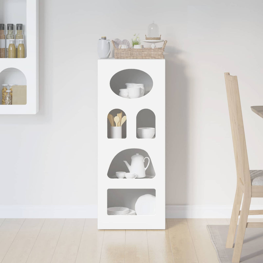 vidaXL Bufet Biały 40 x 35 x 100,5 cm Materiał drewnopochodny