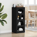vidaXL Bufet Czarny 40 x 35 x 100,5 cm Materiał drewnopochodny