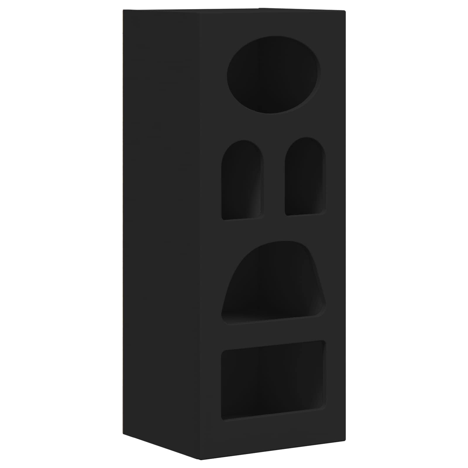 vidaXL Bufet Czarny 40 x 35 x 100,5 cm Materiał drewnopochodny