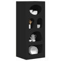 vidaXL Bufet ELST Czarny 40 x 35 x 100,5 cm Drewno inżynieryjne