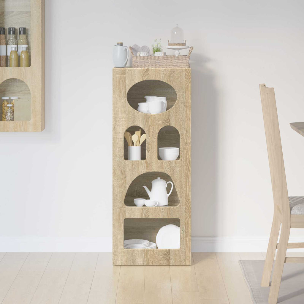 vidaXL Bufet Dąb Sonoma 40 x 35 x 100,5 cm Materiał drewnopochodny
