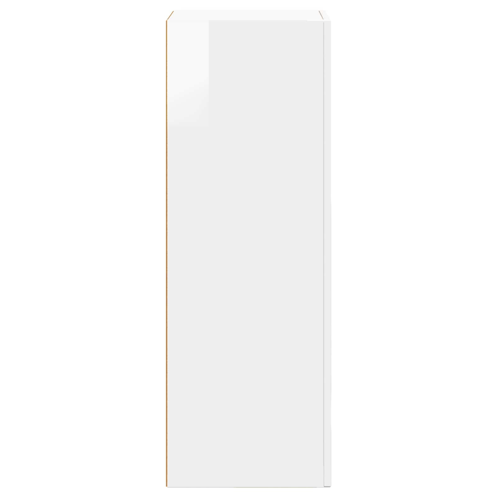 vidaXL Bufet Wysoki połysk biały 40 x 35 x 100,5 cm