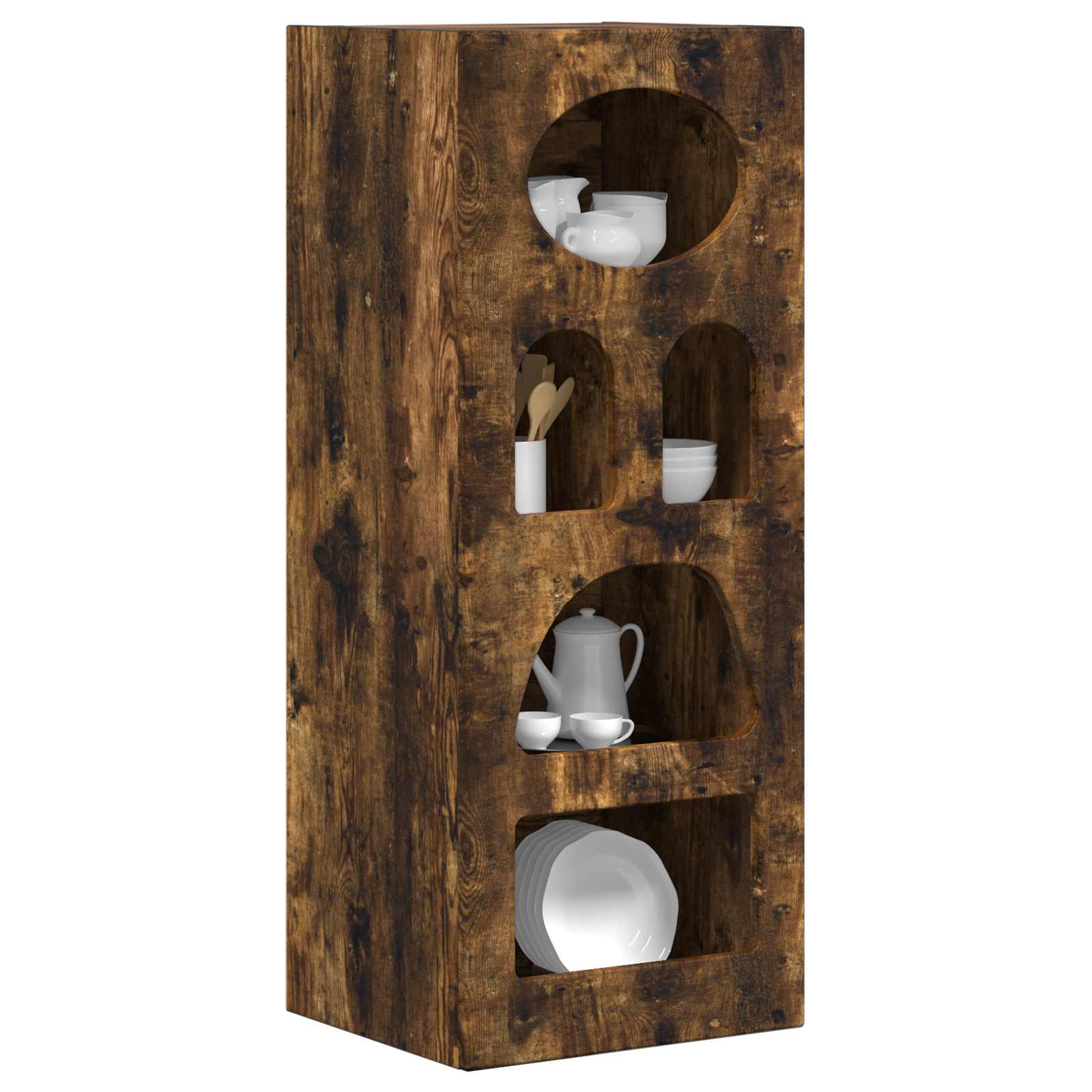 vidaXL Bufet Dąb wędzony 40 x 35 x 100,5 cm Materiał drewnopochodny