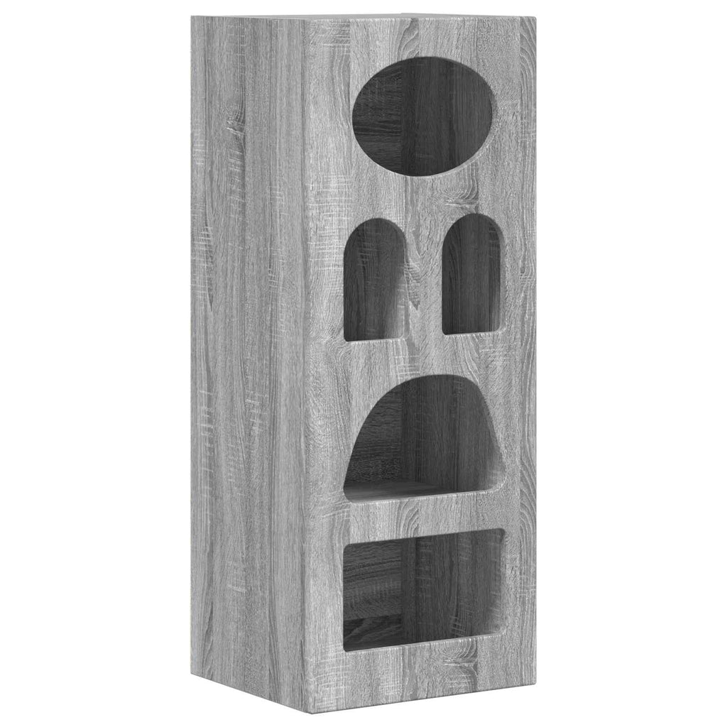 vidaXL Bufet Szary Sonoma 40 x 35 x 100,5 cm Materiał drewnopochodny