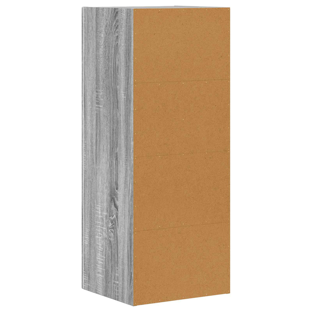 vidaXL Bufet Szary Sonoma 40 x 35 x 100,5 cm Materiał drewnopochodny