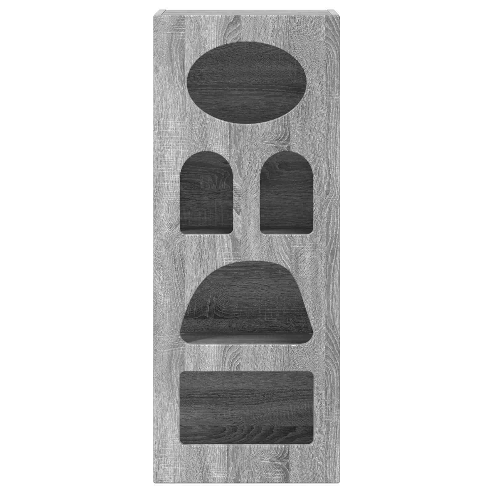 vidaXL Bufet Szary Sonoma 40 x 35 x 100,5 cm Materiał drewnopochodny