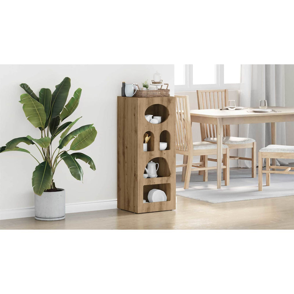 vidaXL Bufet ELST Dąb rzemieślniczy 40 x 35 x 100,5 cm