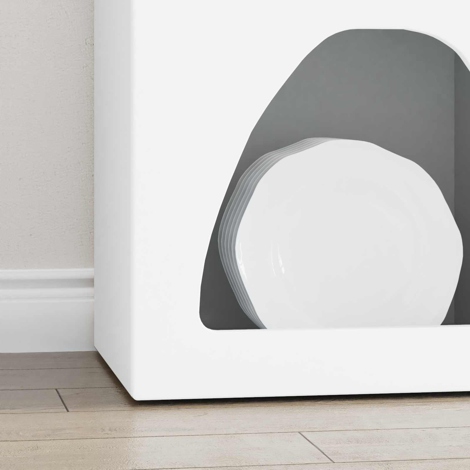 vidaXL Bufet Biały 40 x 35 x 100.5 cm Materiał drewnopochodny
