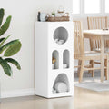 vidaXL Bufet Biały 40 x 35 x 100.5 cm Materiał drewnopochodny