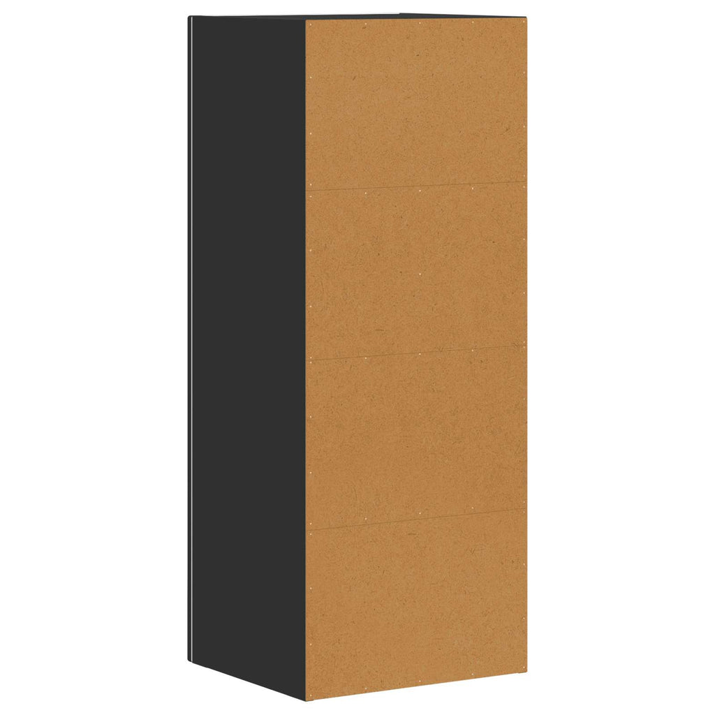 vidaXL Bufet Czarny 40 x 35 x 100.5 cm Materiał drewnopochodny