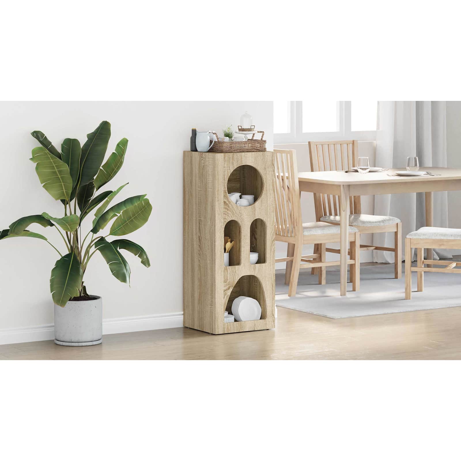 vidaXL Bufet ELST Dąb Sonoma 40 x 35 x 100.5 cm Drewno inżynieryjne