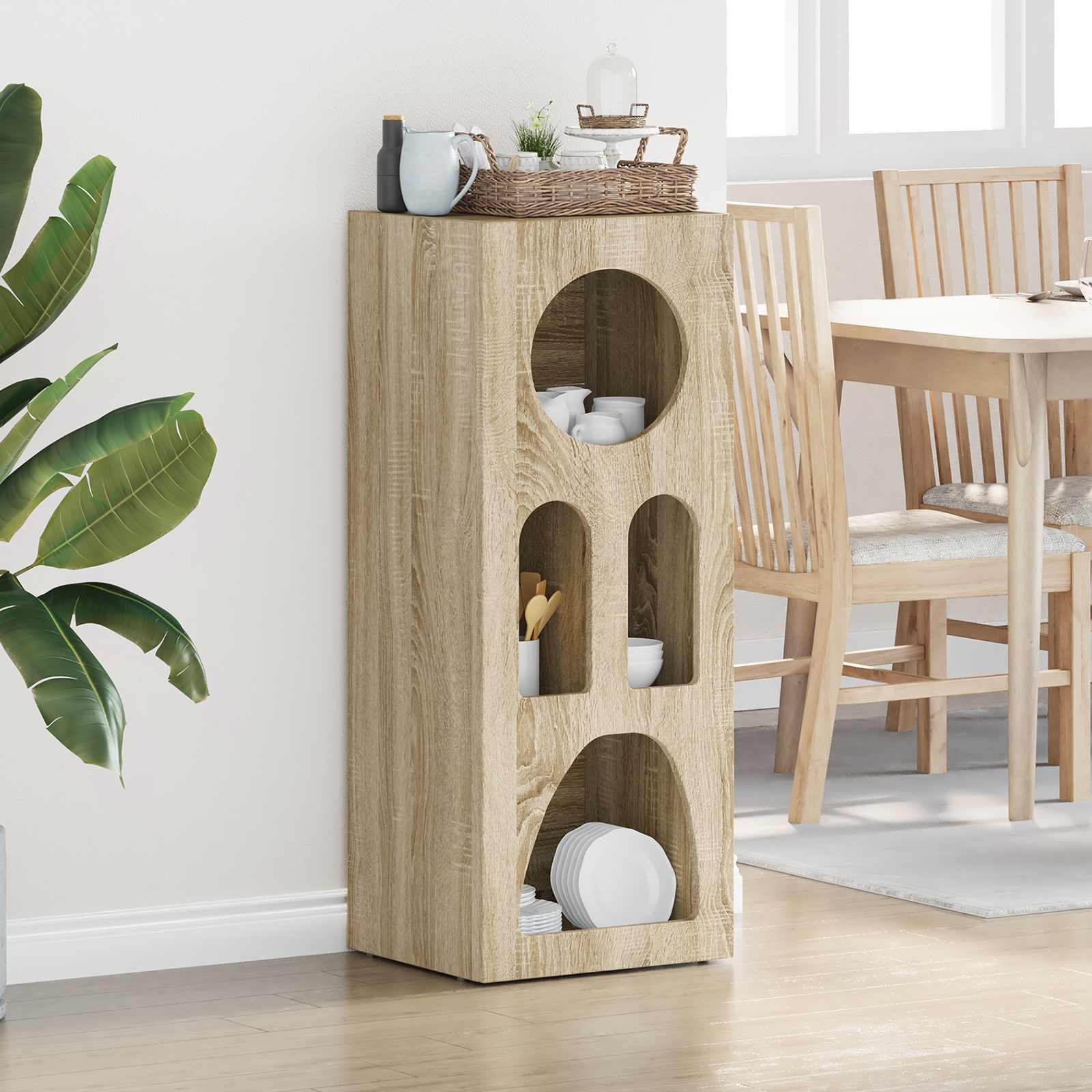 vidaXL Bufet Dąb Sonoma 40 x 35 x 100.5 cm Materiał drewnopochodny