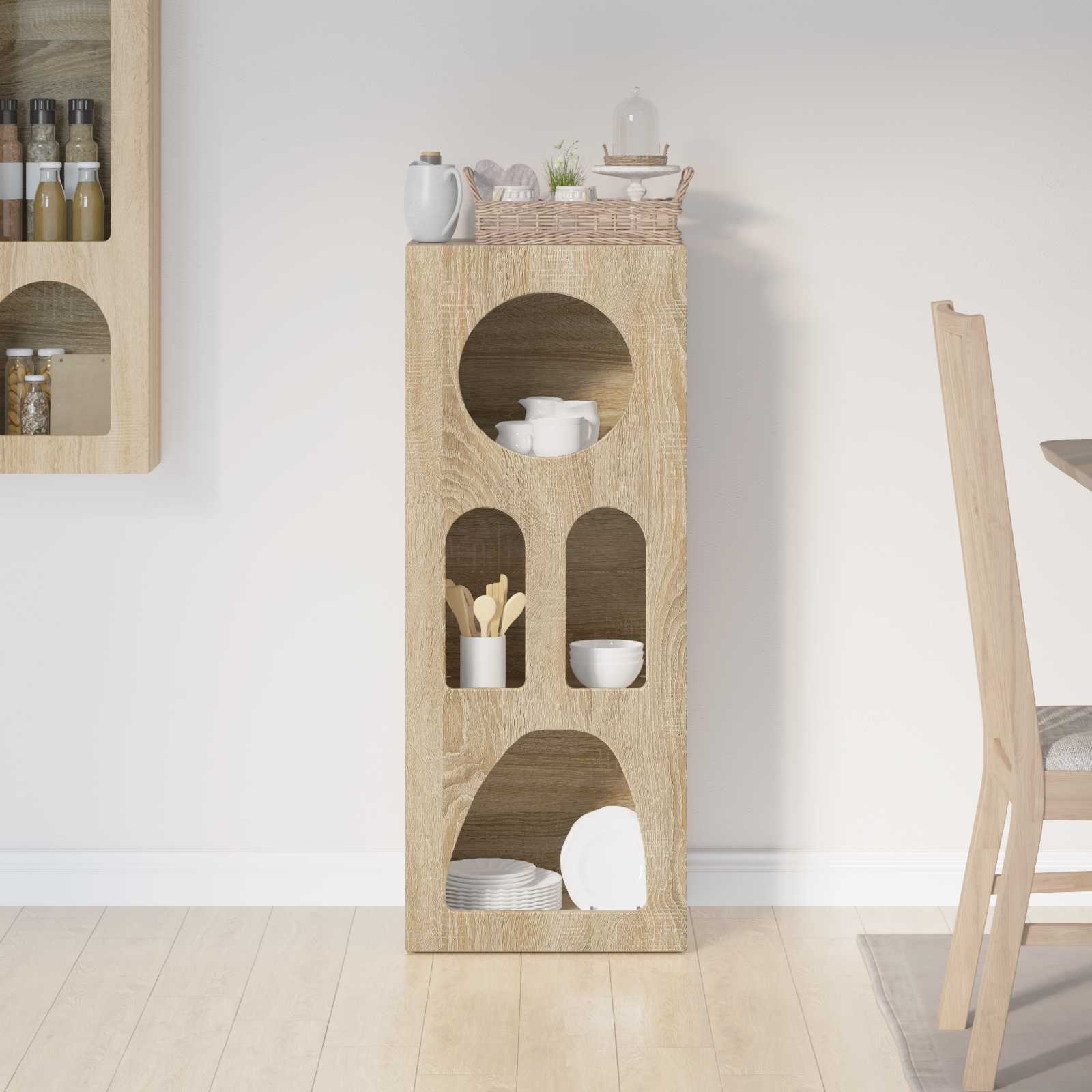 vidaXL Bufet Dąb Sonoma 40 x 35 x 100.5 cm Materiał drewnopochodny