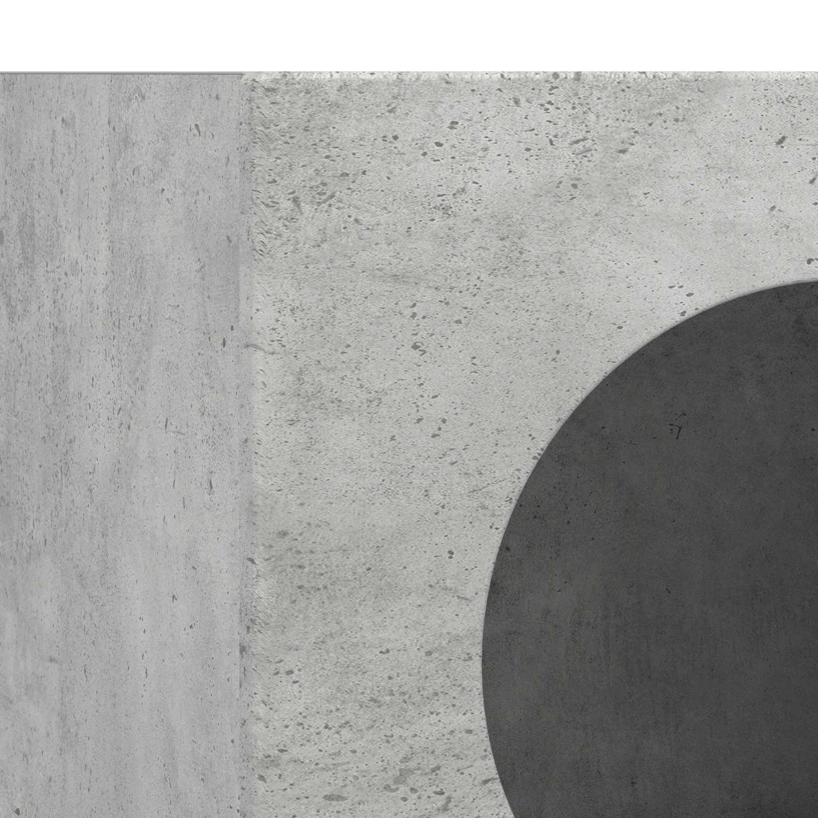 vidaXL Bufet Betonowy szary 40 x 35 x 100.5 cm Materiał drewnopochodny
