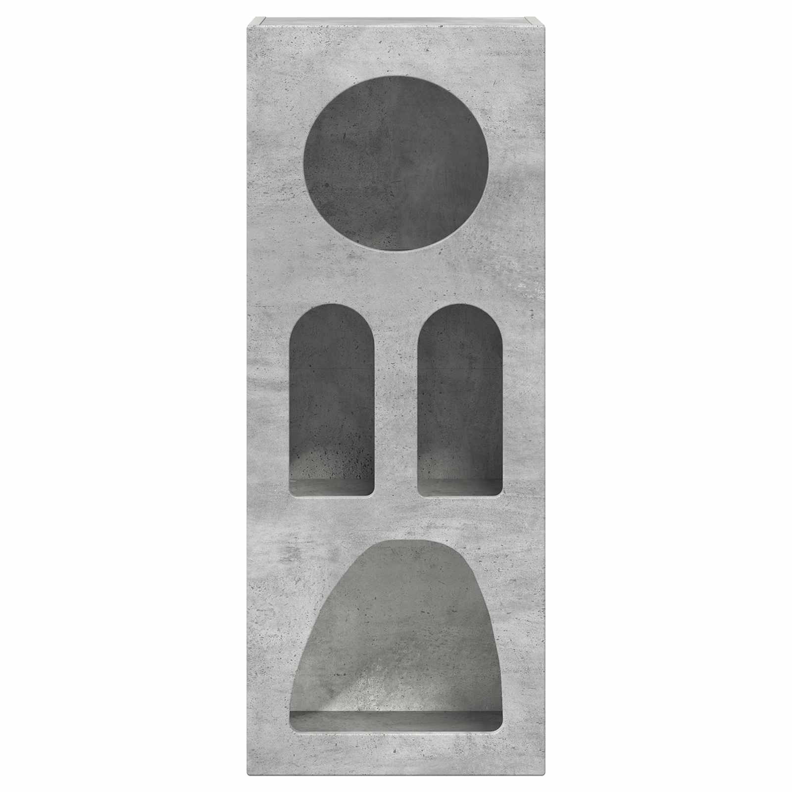vidaXL Bufet Betonowy szary 40 x 35 x 100.5 cm Materiał drewnopochodny