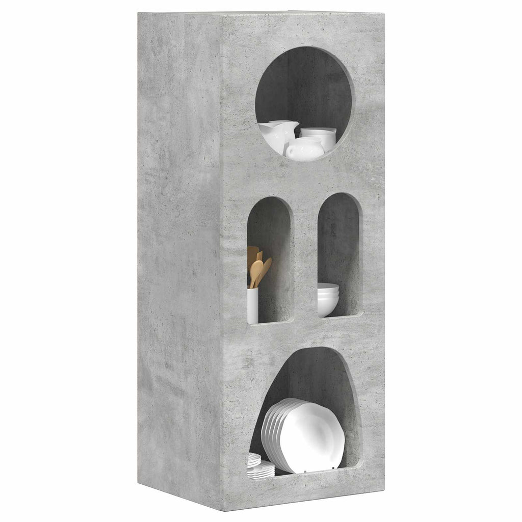 vidaXL Bufet Betonowy szary 40 x 35 x 100.5 cm Materiał drewnopochodny