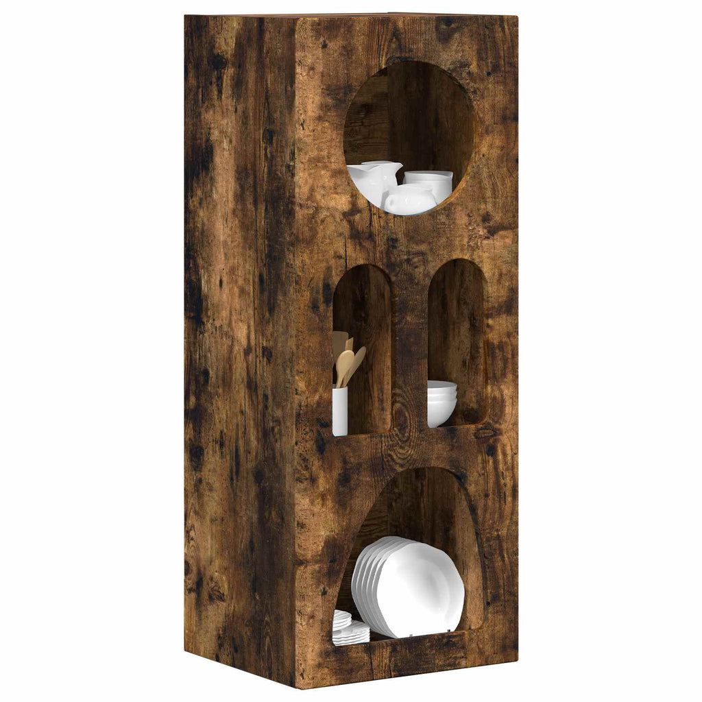 vidaXL Bufet Dąb wędzony 40 x 35 x 100.5 cm Materiał drewnopochodny