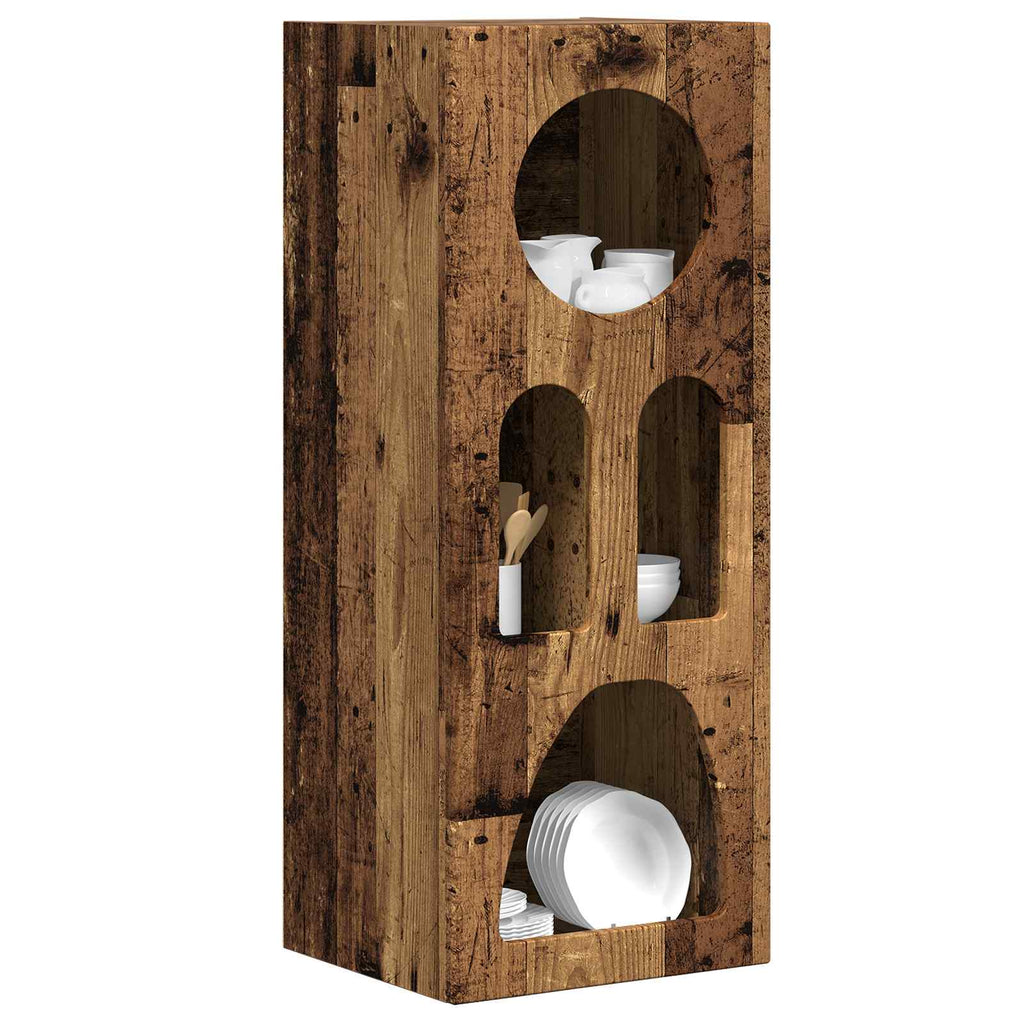 vidaXL Bufet Stare drewno 40 x 35 x 100.5 cm Materiał drewnopochodny