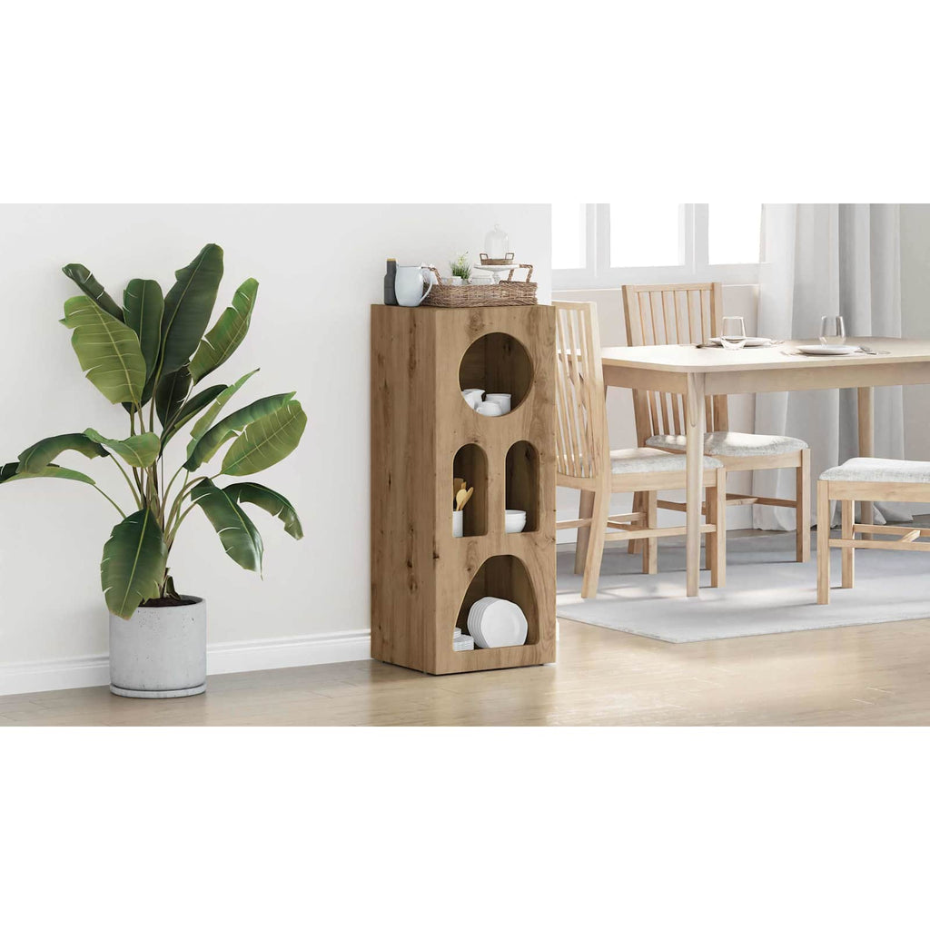 vidaXL Bufet ELST Dąb rzemieślniczy 40 x 35 x 100.5 cm