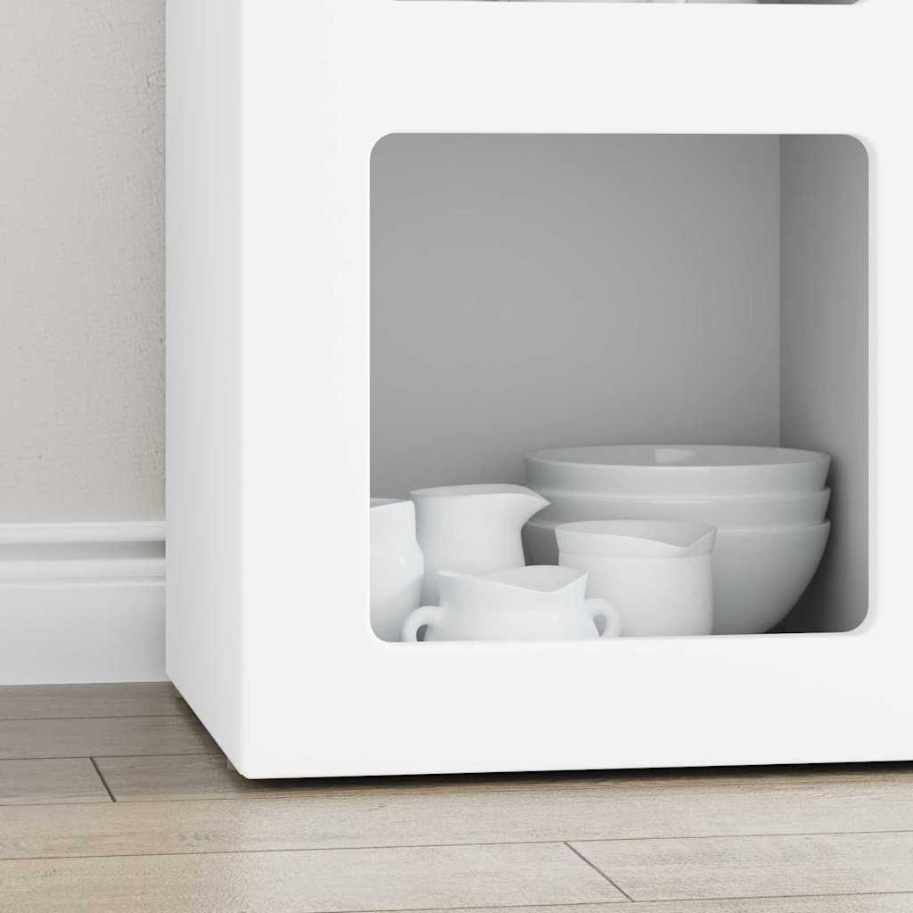 vidaXL Bufet Biały 59 x 35 x 80.5 cm Materiał drewnopochodny
