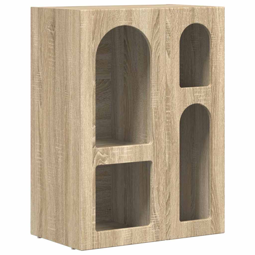 vidaXL Bufet Dąb Sonoma 59 x 35 x 80.5 cm Materiał drewnopochodny