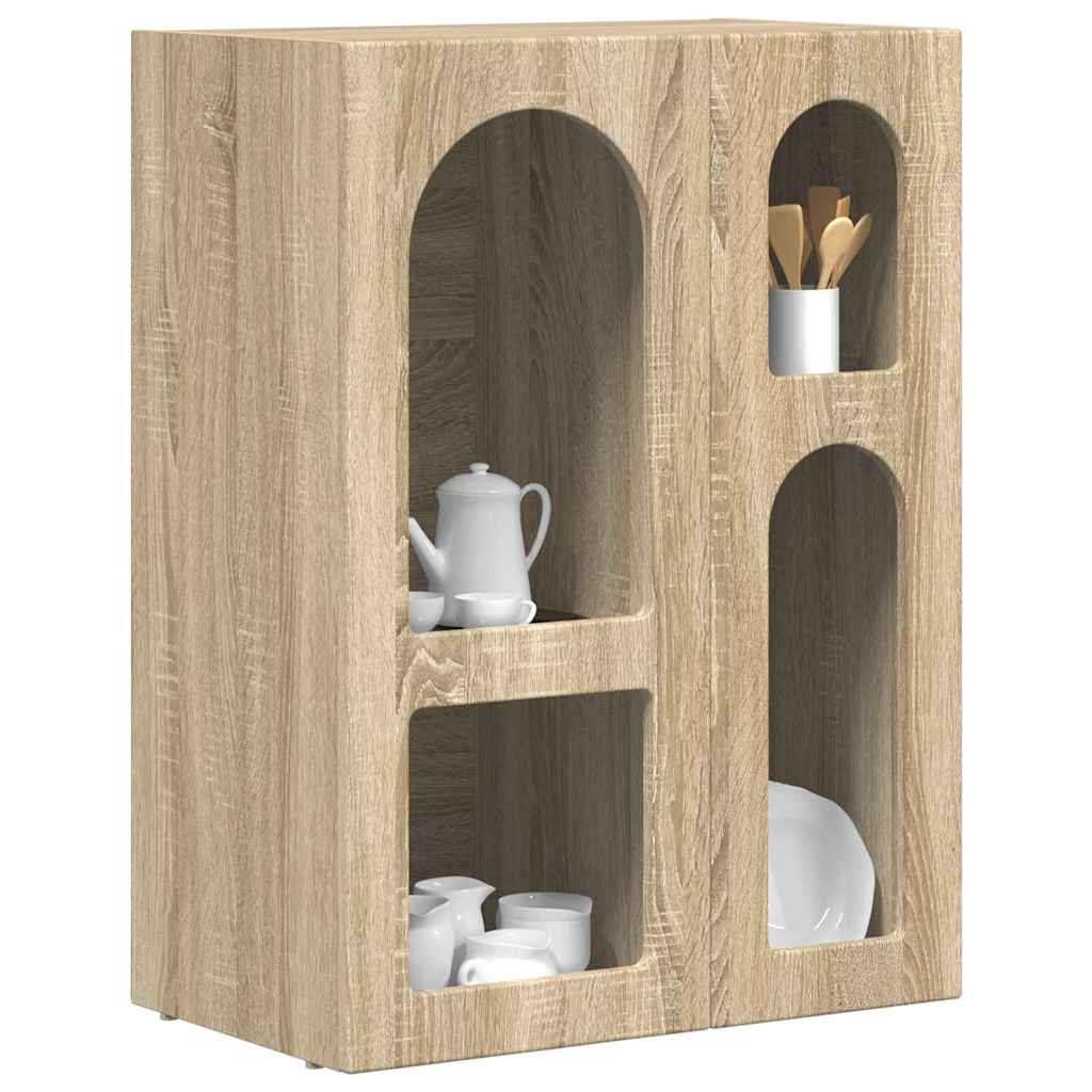 vidaXL Bufet Dąb Sonoma 59 x 35 x 80.5 cm Materiał drewnopochodny