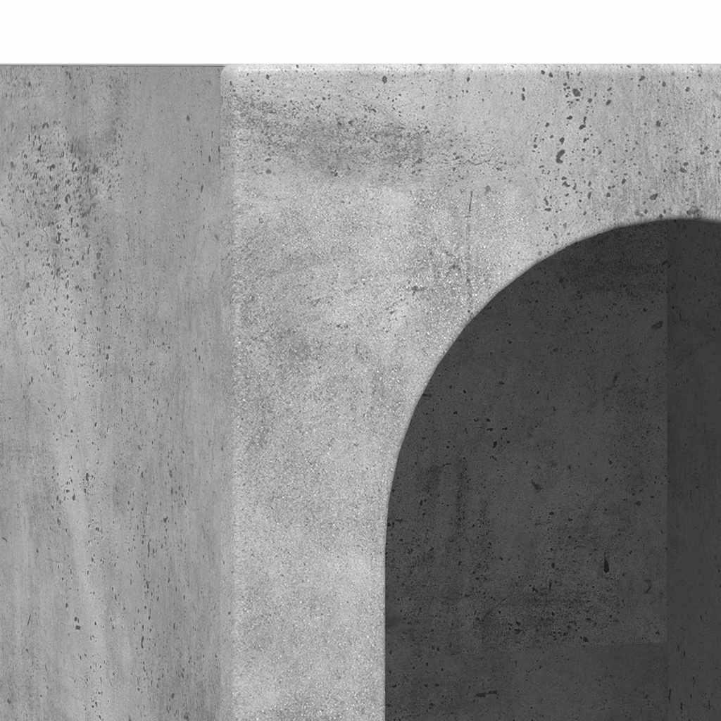 vidaXL Bufet Betonowy szary 59 x 35 x 80.5 cm Materiał drewnopochodny