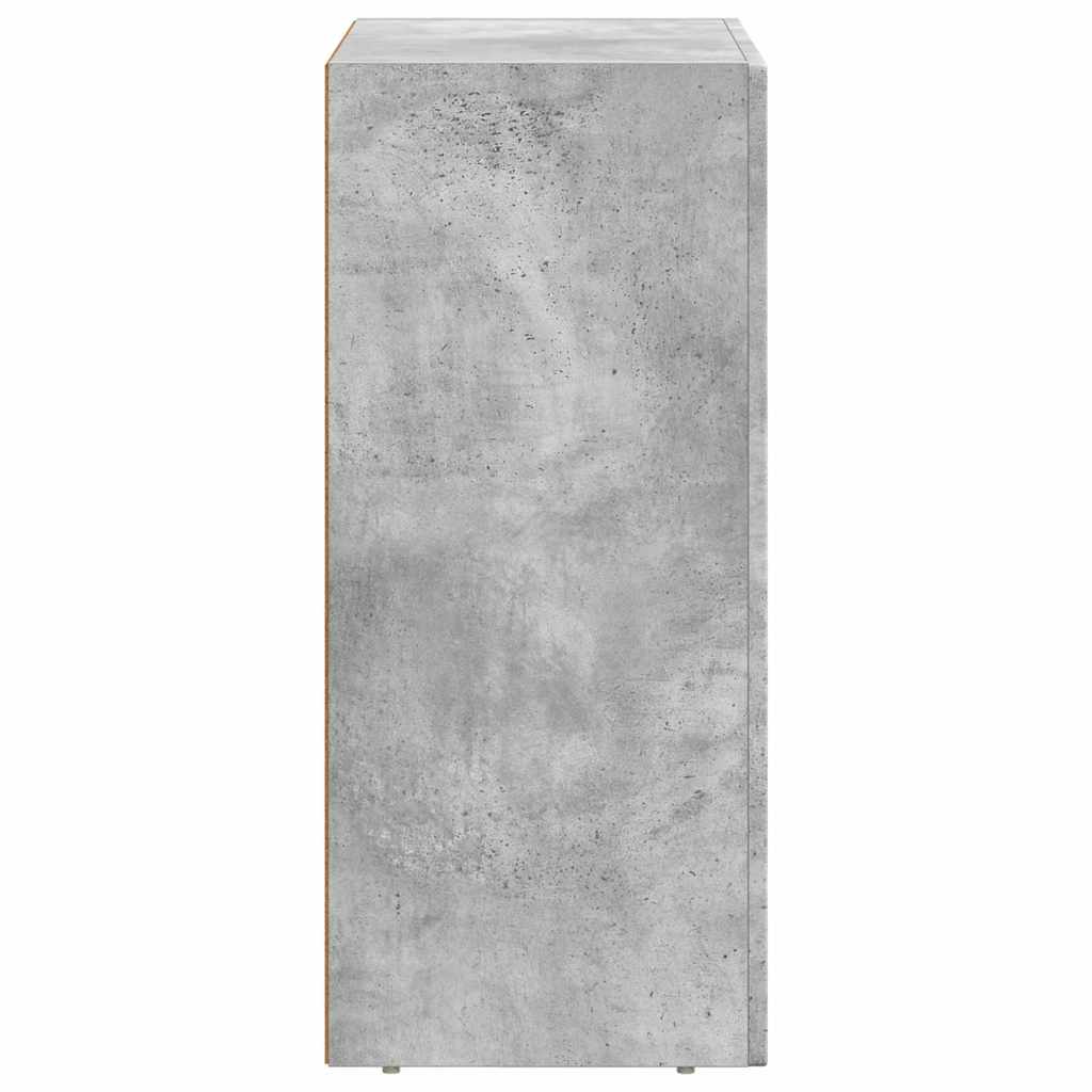 vidaXL Bufet Betonowy szary 59 x 35 x 80.5 cm Materiał drewnopochodny