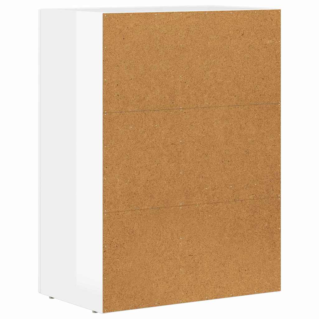 vidaXL Bufet Wysoki połysk biały 59 x 35 x 80.5 cm