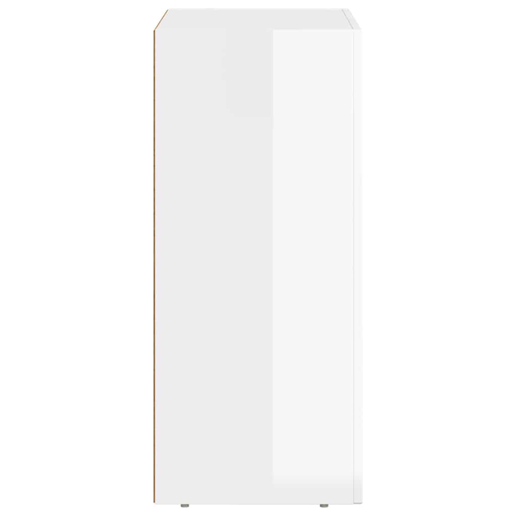 vidaXL Bufet Wysoki połysk biały 59 x 35 x 80.5 cm