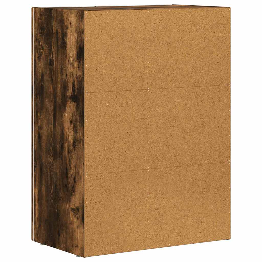 vidaXL Bufet Dąb wędzony 59 x 35 x 80.5 cm Materiał drewnopochodny