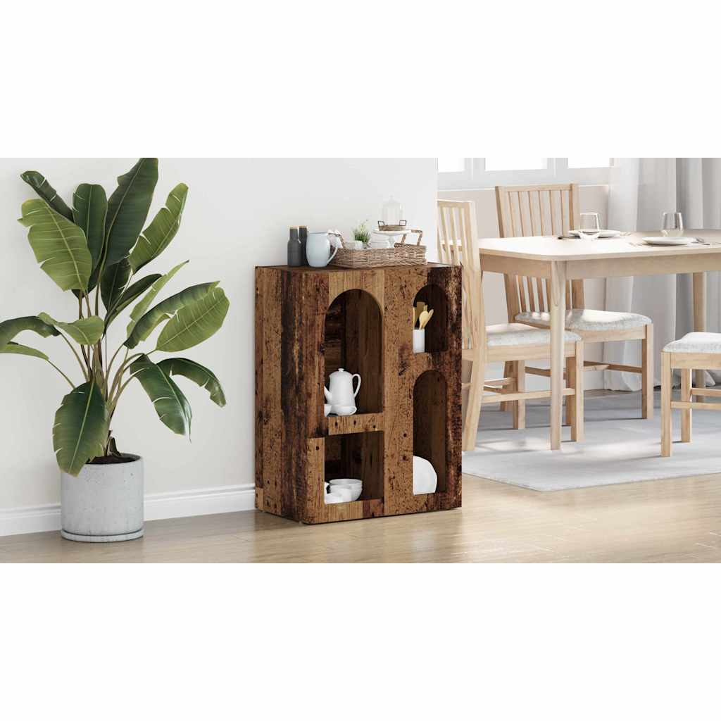 vidaXL Bufet ELST Stare drewno 59 x 35 x 80.5 cm Drewno inżynieryjne