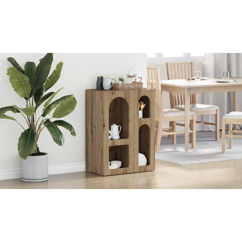 vidaXL Bufet ELST Dąb rzemieślniczy 59 x 35 x 80.5 cm