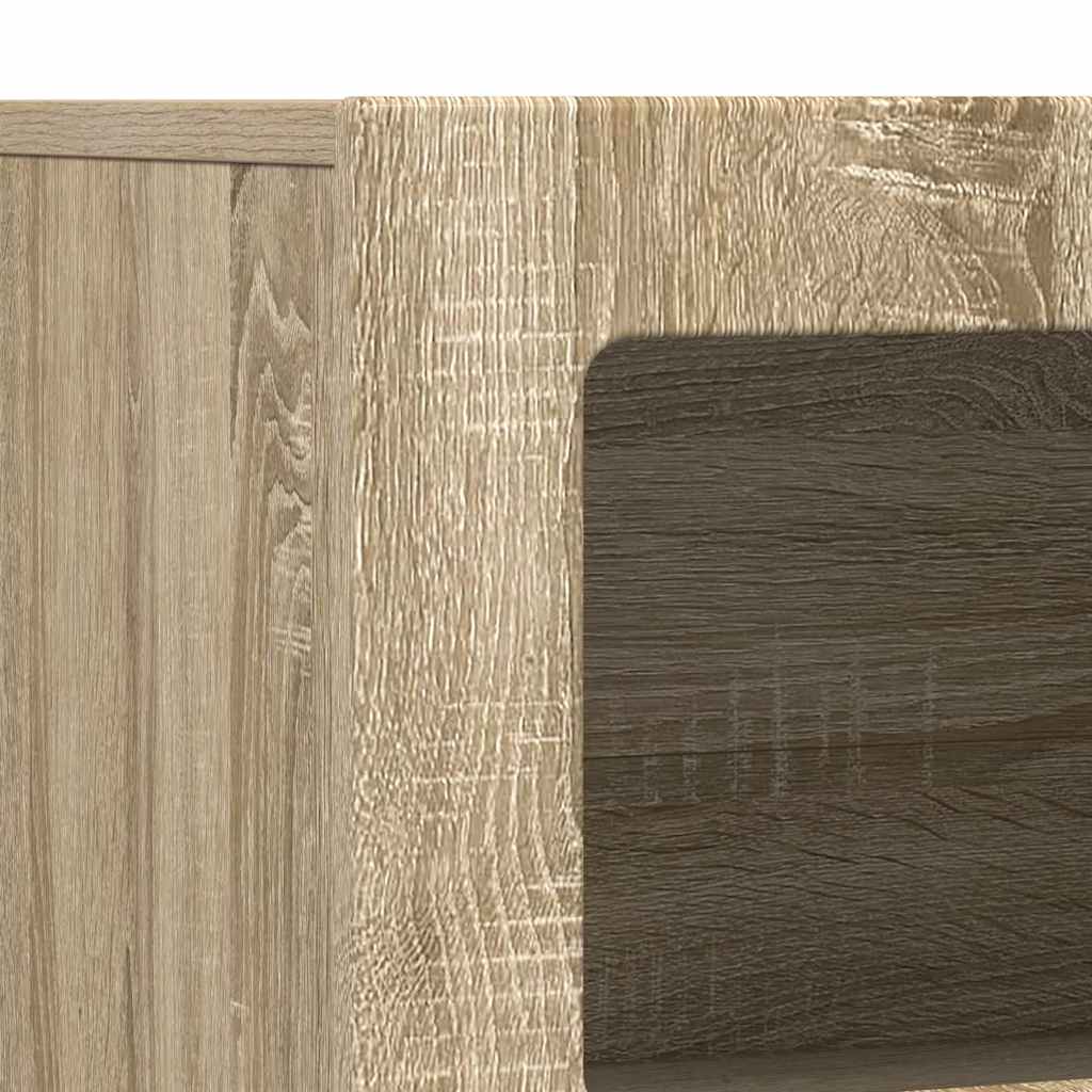 vidaXL Bufet Dąb Sonoma 80,5 x 35 x 59 cm Materiał drewnopochodny