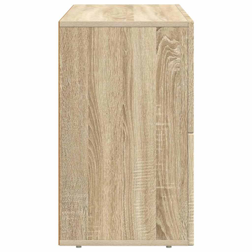 vidaXL Bufet Dąb Sonoma 80,5 x 35 x 59 cm Materiał drewnopochodny