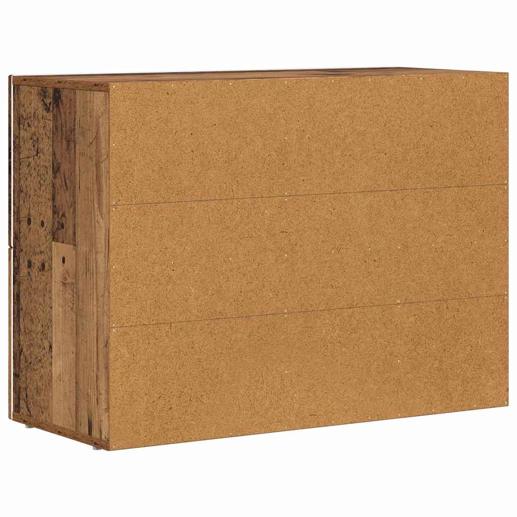 vidaXL Bufet Stare drewno 80,5 x 35 x 59 cm Materiał drewnopochodny