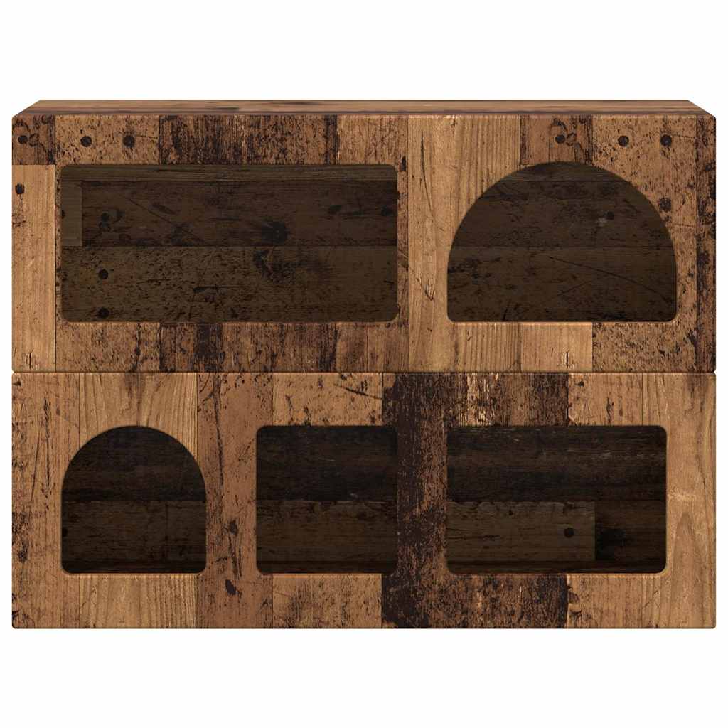 vidaXL Bufet Stare drewno 80,5 x 35 x 59 cm Materiał drewnopochodny