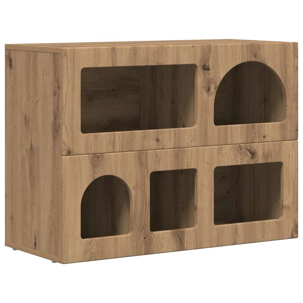 vidaXL Bufet Dąb rzemieślniczy 80,5 x 35 x 59 cm