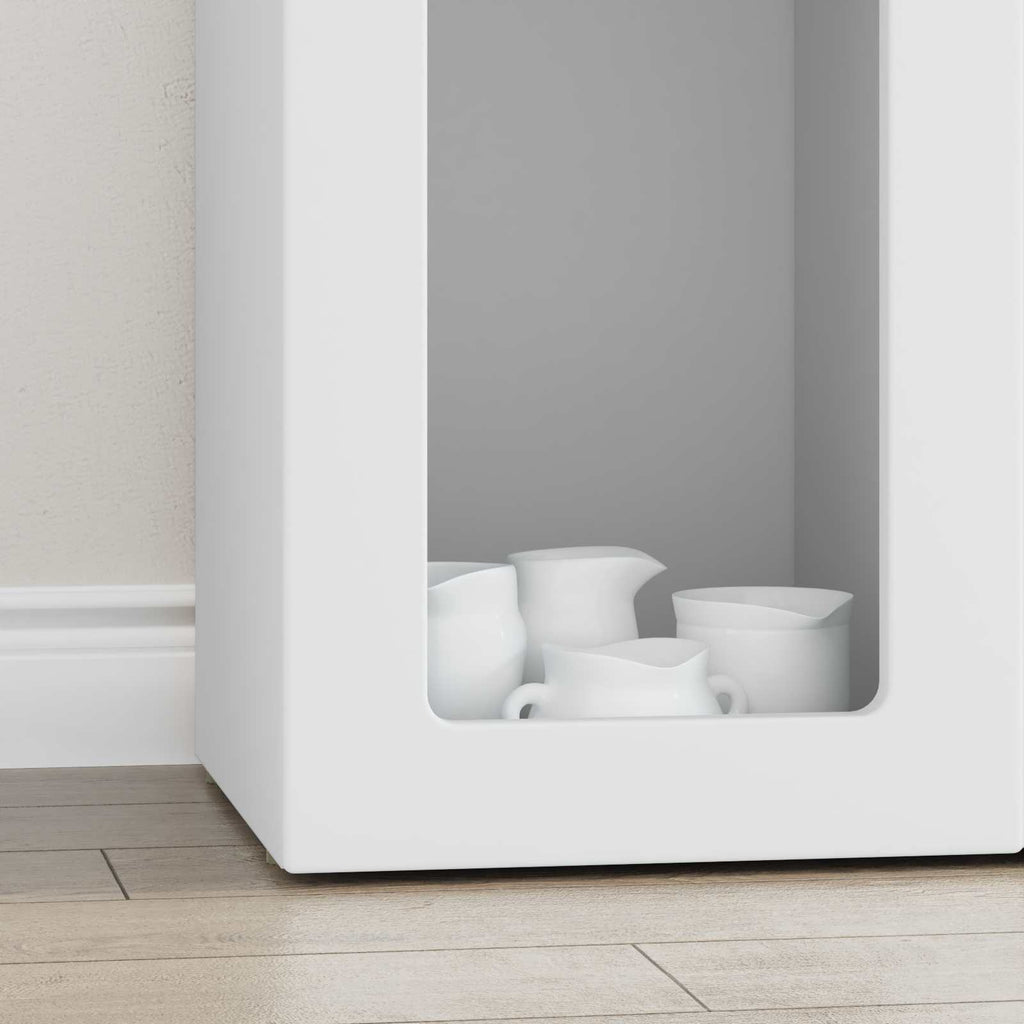 vidaXL Bufet Biały 59 x 35 x 100,5 cm Materiał drewnopochodny