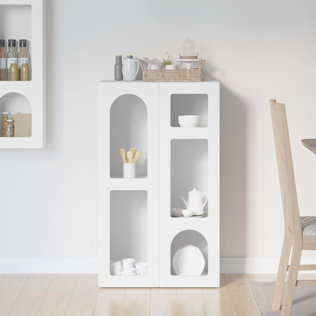 vidaXL Bufet Biały 59 x 35 x 100,5 cm Materiał drewnopochodny