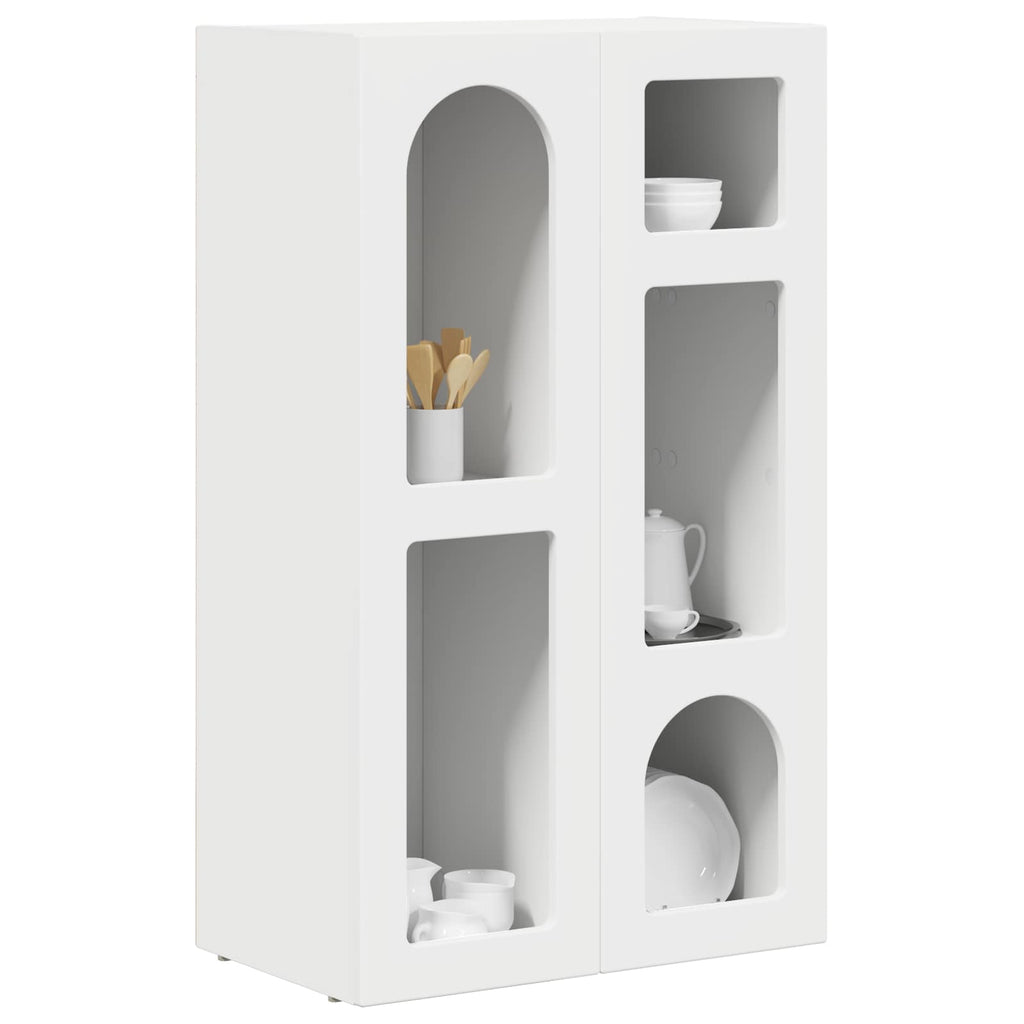 vidaXL Bufet Biały 59 x 35 x 100,5 cm Materiał drewnopochodny