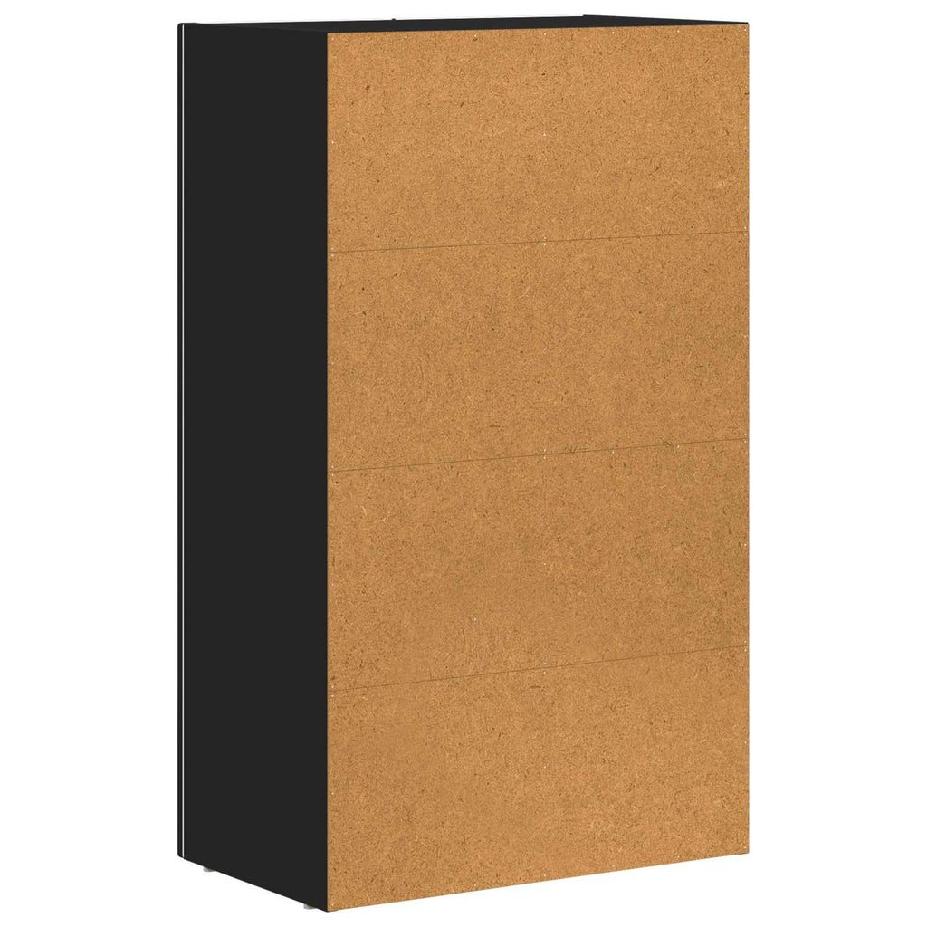 vidaXL Bufet ELST Czarny 59 x 35 x 100,5 cm Drewno inżynieryjne