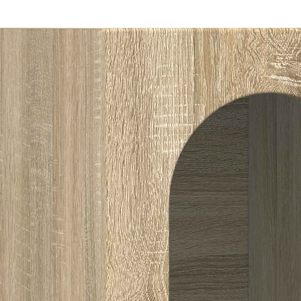 vidaXL Bufet Dąb Sonoma 59 x 35 x 100,5 cm Materiał drewnopochodny