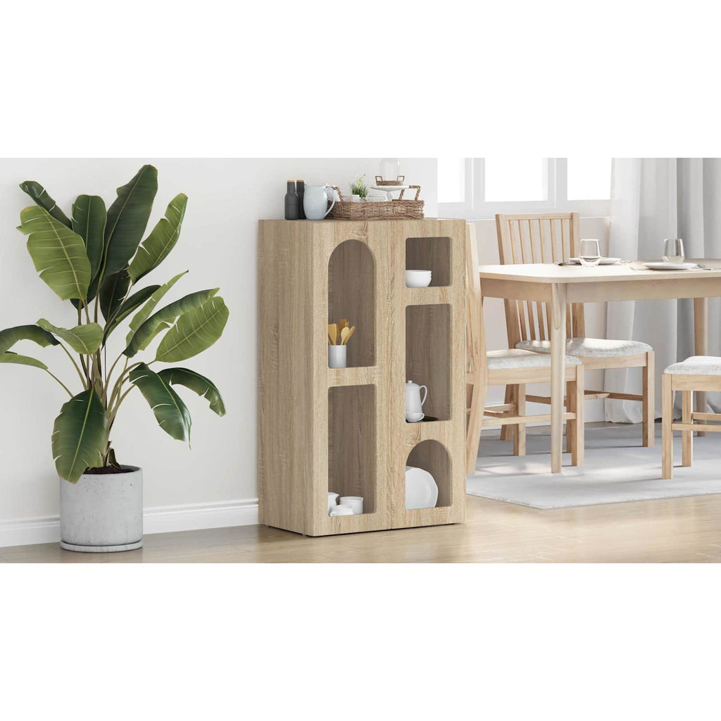 vidaXL Bufet ELST Dąb Sonoma 59 x 35 x 100,5 cm Drewno inżynieryjne