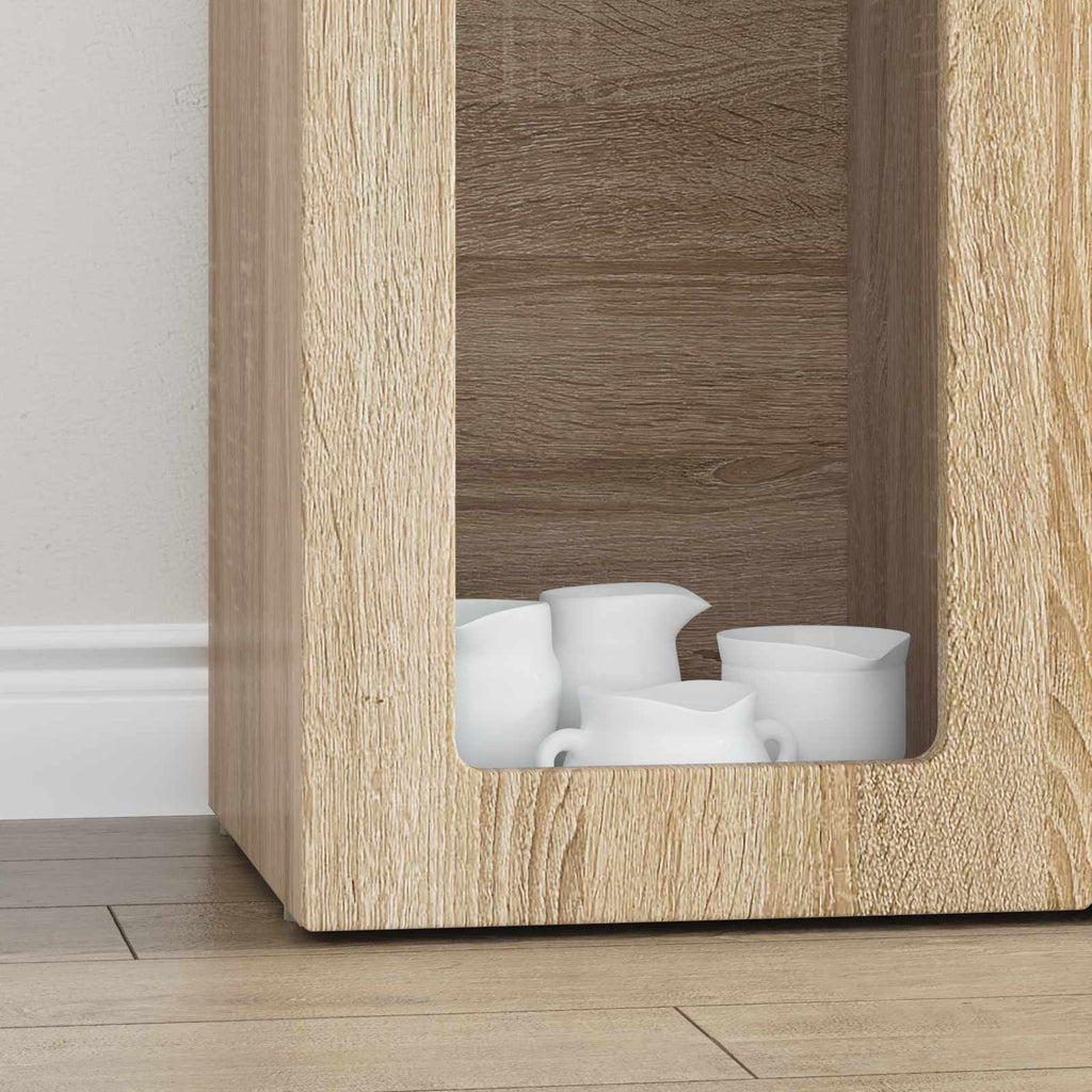 vidaXL Bufet Dąb Sonoma 59 x 35 x 100,5 cm Materiał drewnopochodny