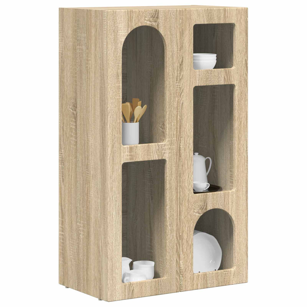 vidaXL Bufet Dąb Sonoma 59 x 35 x 100,5 cm Materiał drewnopochodny