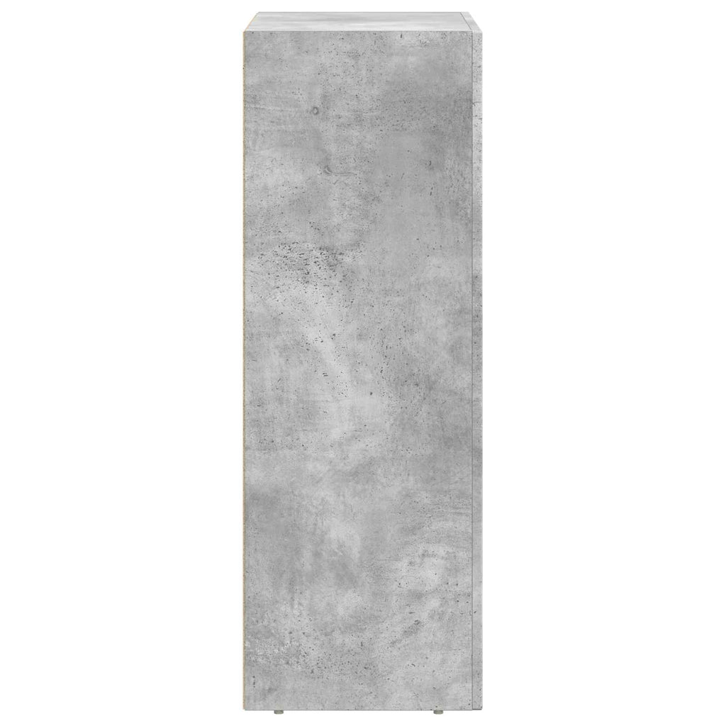 vidaXL Bufet Betonowy szary 59 x 35 x 100,5 cm Materiał drewnopochodny