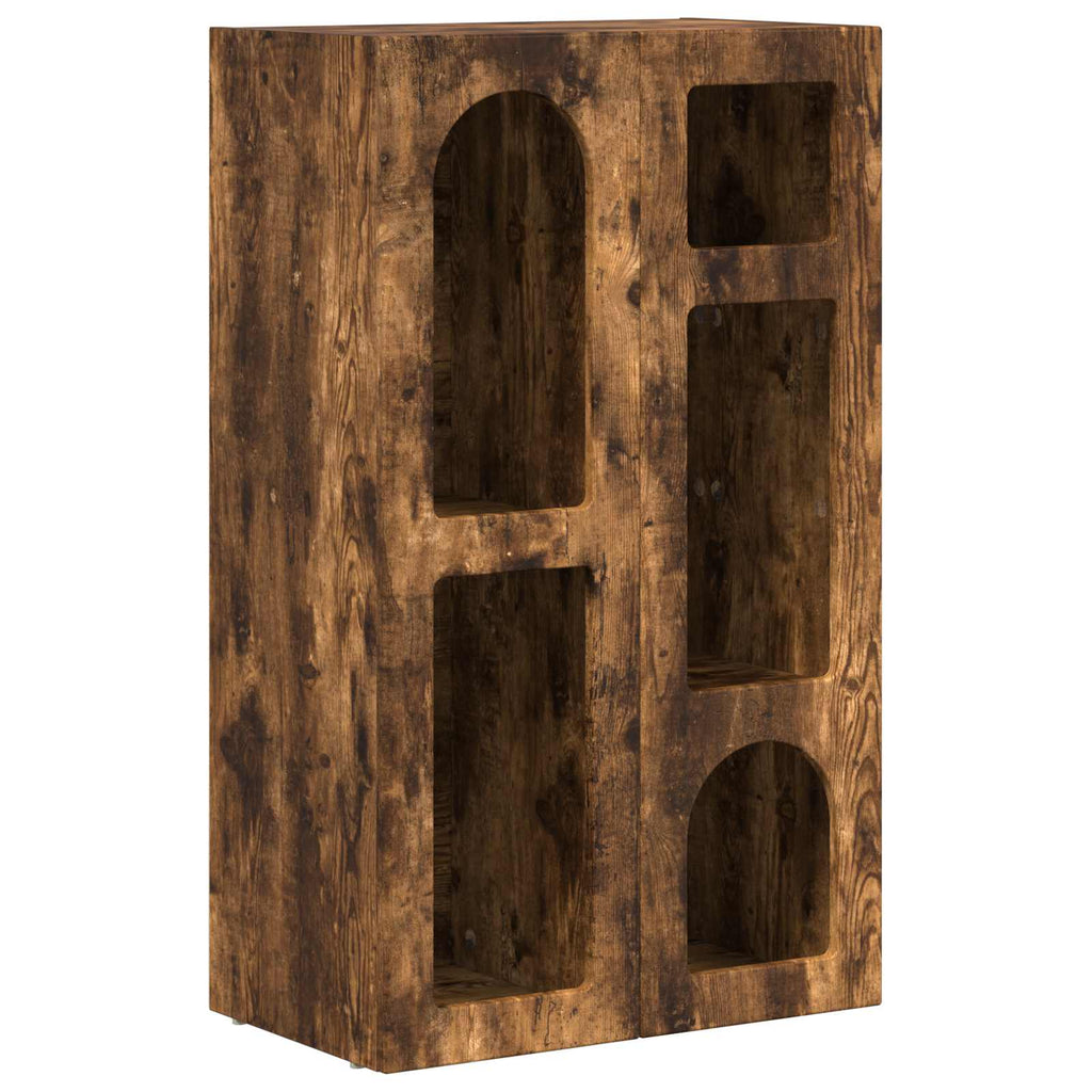 vidaXL Bufet Dąb wędzony 59 x 35 x 100,5 cm Materiał drewnopochodny