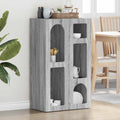 vidaXL Bufet Szary Sonoma 59 x 35 x 100,5 cm Materiał drewnopochodny